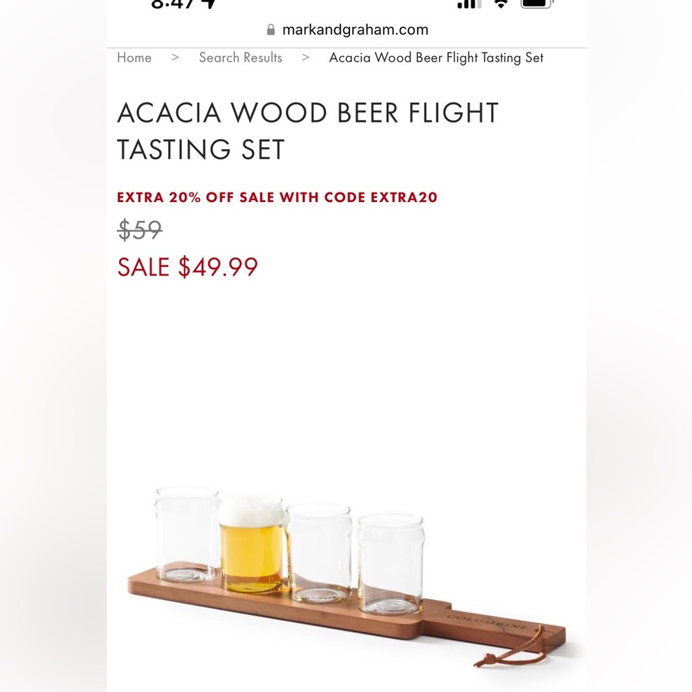 Beer Tasting Flight
